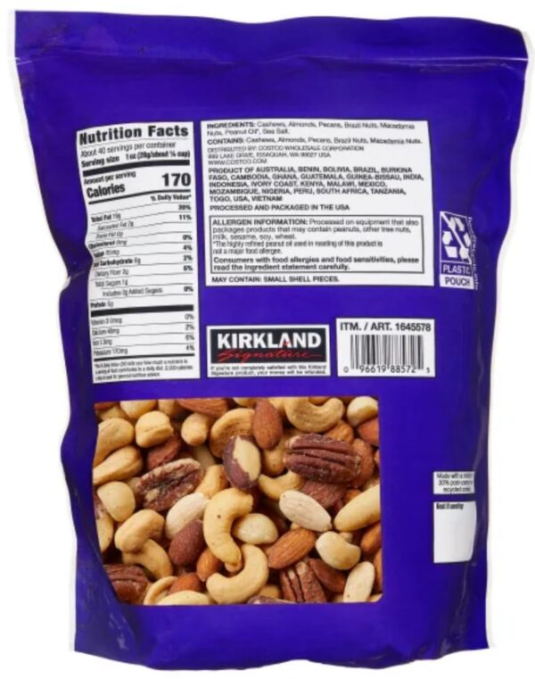 Signature's Kirkland Fancy Mixed Nuts, 40 Ounce - Image 2