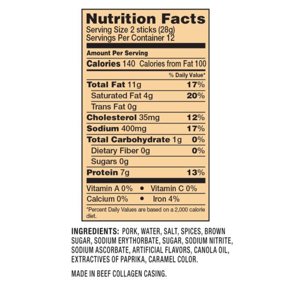 Cattleman's Cut Double Smoked Sausages, 12 Ounce - Image 3