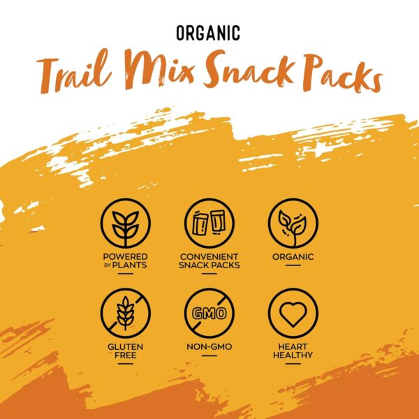 Nature's Garden Organic Trail Mix Snack, Multi Pack 28.8 oz - 24 Individual Servings (Pack of 3) - Image 3