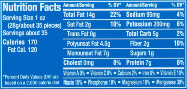 PLANTERS Salted Peanuts Cocktail, Party Snack, Plant-Based Protein, After School Snack, Roasted in Peanut Oil, Salted Nuts, Snacks for Adults, Bulk Nuts, Kosher, 2.19lb Jar - Image 3