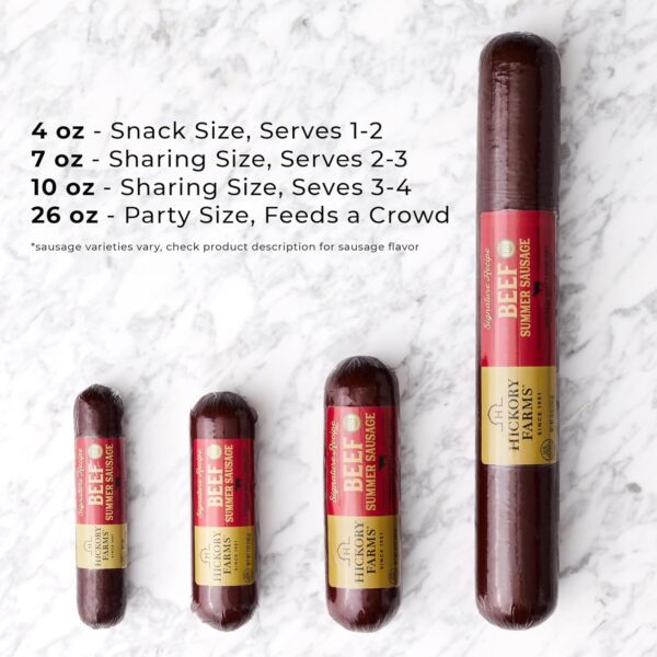 Hickory Farms Signature Beef Meat and Cheese Gift Basket (Extra Large) - Box Set | Charcuterie Board Food | Summer Sausage | Father's Day | Mother's Day | Easter | Christmas | Holiday | Housewarming | Gourmet | Sympathy | Care Package - Image 4
