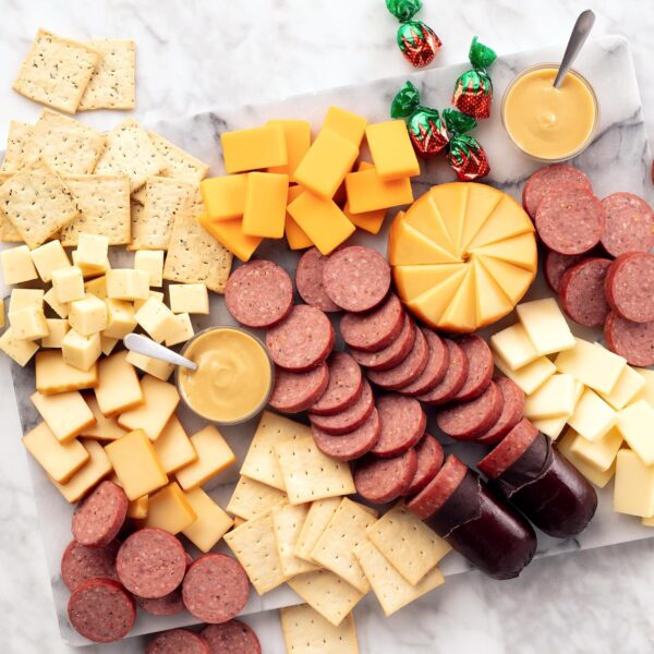 Hickory Farms Signature Beef Meat and Cheese Gift Basket (Extra Large) - Box Set | Charcuterie Board Food | Summer Sausage | Father's Day | Mother's Day | Easter | Christmas | Holiday | Housewarming | Gourmet | Sympathy | Care Package - Image 5