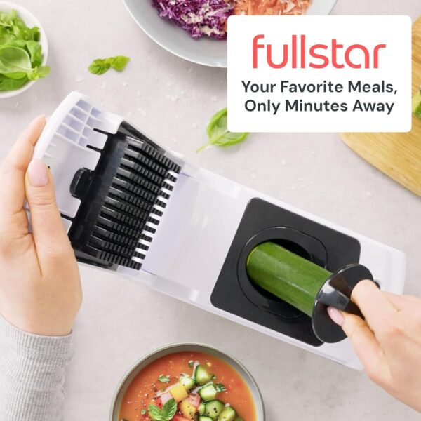 Fullstar The Original Pro Chopper - Vegetable Chopper and Spiralizer, Food Chopper with Container, Fruit Slicer, Kitchen Gadgets & Accessories, Home Essentials (4 in 1, White) - Image 4