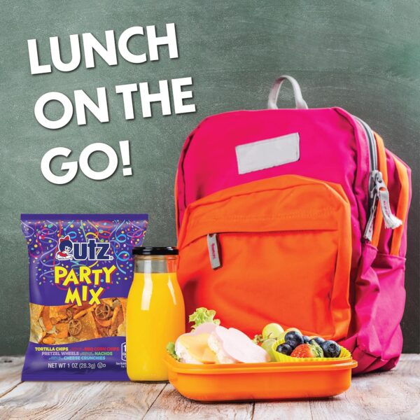 Utz Snack Variety Pack Individual Snacks, Includes Potato Chips, Cheese Curls, Popcorn, and Party Mix, Crunchy Travel Snacks for Lunches, Vending Machines, and Enjoying on the Go (Pack of 42) - Image 4